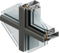 Semi Unitised Curtain Wall Sections- Ratnashri Aluminium